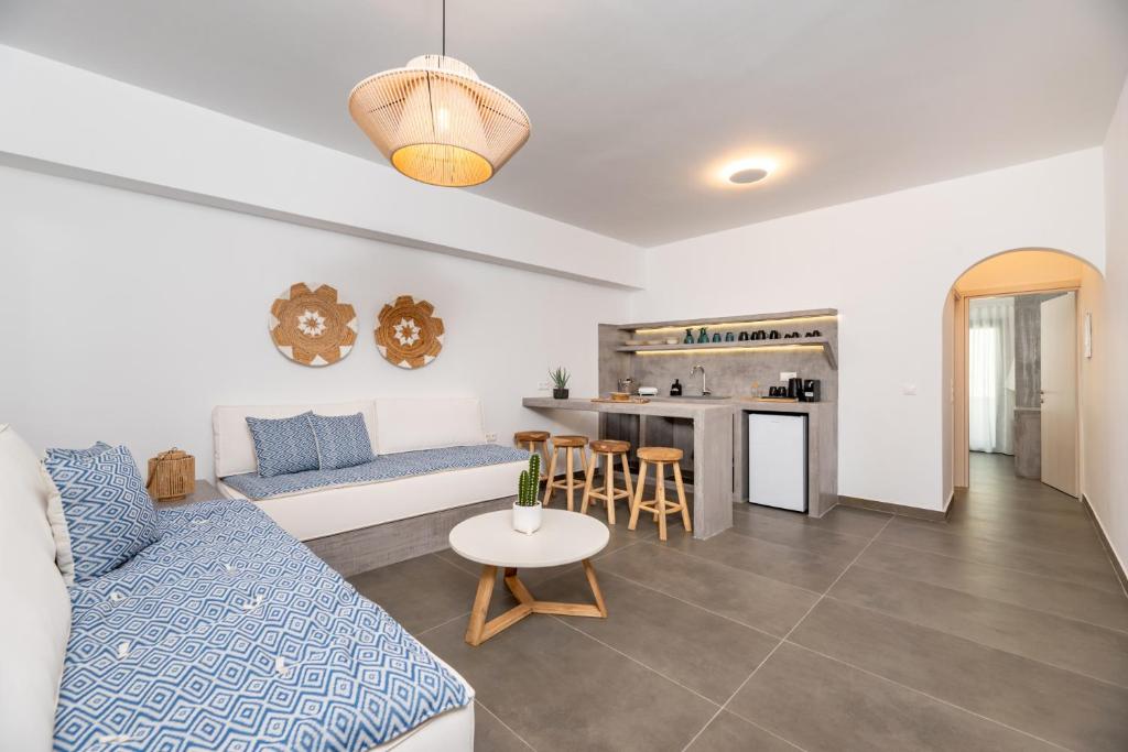 Kuchyň nebo kuchyňský kout v ubytování AquaLung Suites