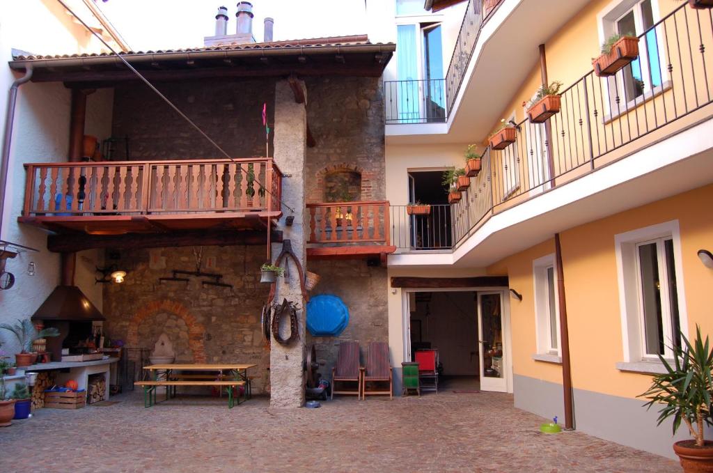Budova, kde se bed and breakfast nachází