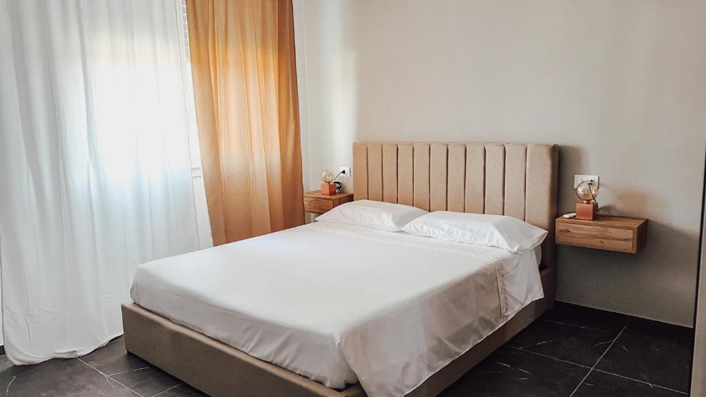Postel nebo postele na pokoji v ubytování Ampio e Raffinato Vicino Mare e Città