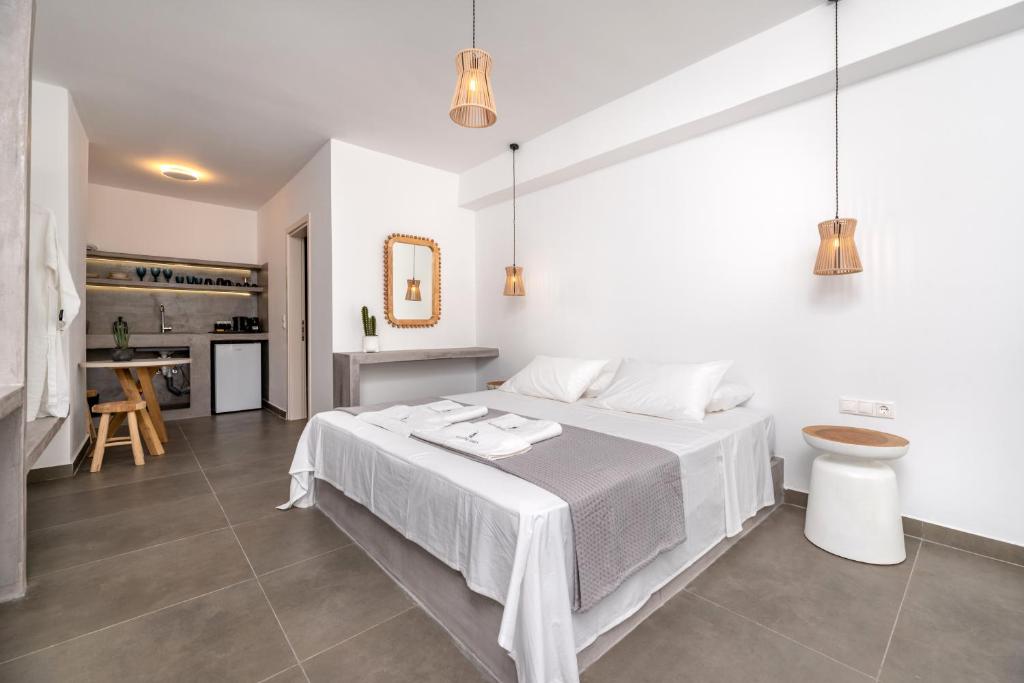 Kuchyň nebo kuchyňský kout v ubytování AquaLung Suites