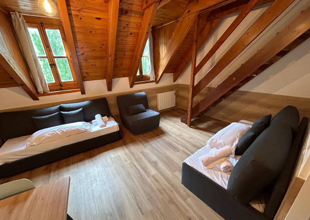 Posteľ alebo postele v izbe v ubytovaní Apartamentos La Solana