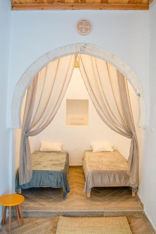 Postel nebo postele na pokoji v ubytování Villa Djerba