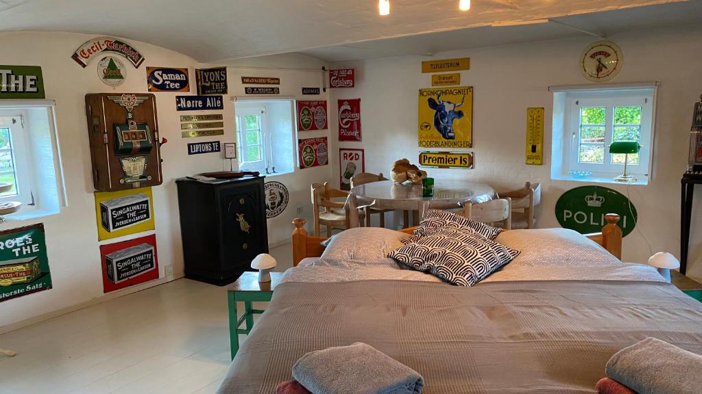 Postel nebo postele na pokoji v ubytování Store Diget Bed & Breakfast