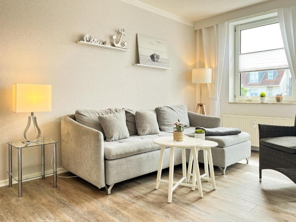 Posezení v ubytování Sünnslag Wohnung 099