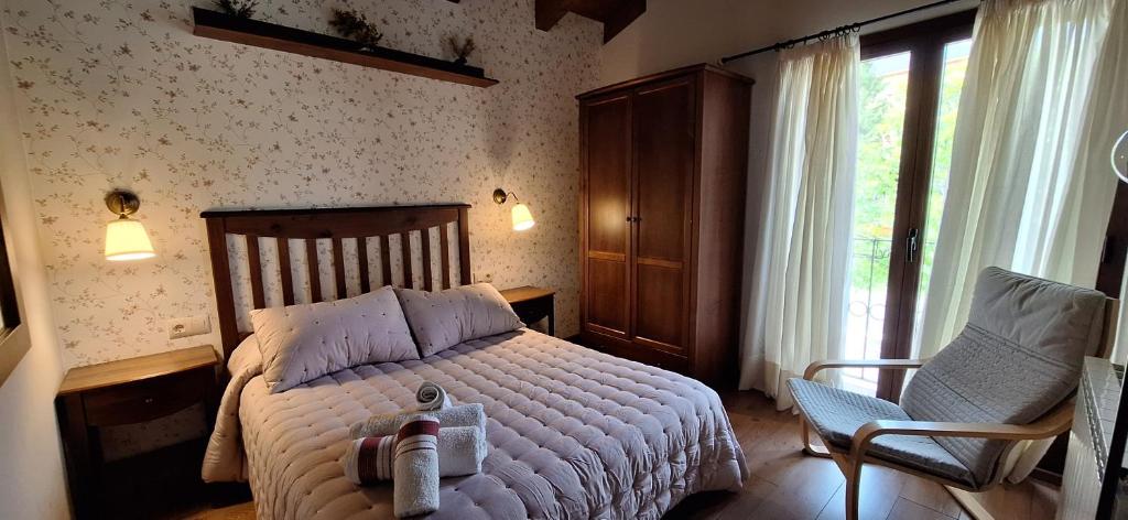 Postel nebo postele na pokoji v ubytování Apartamentos Turísticos Batlle Laspaules