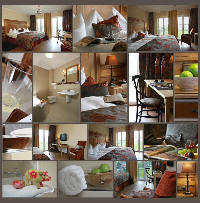 Postel nebo postele na pokoji v ubytování Ampervilla Hotel