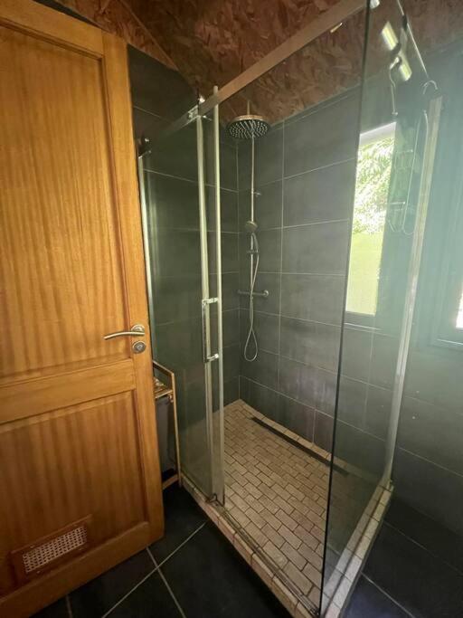 Koupelna v ubytování Terres D'Éden, Le Gîte de Charme