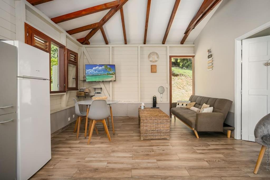 Posezení v ubytování Bungalow Cactus