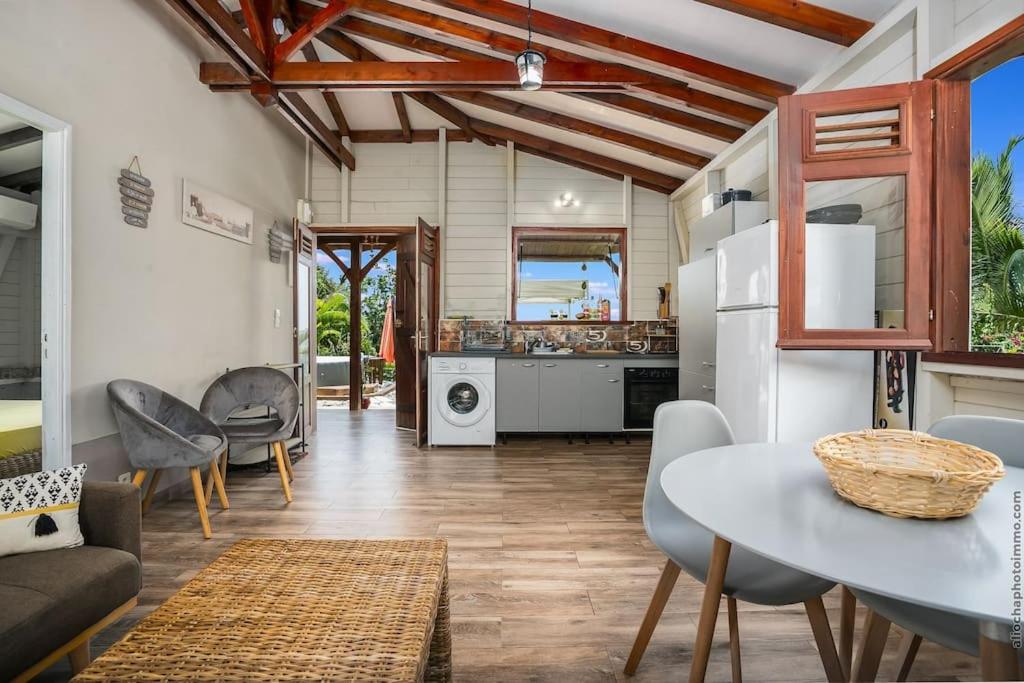 Kuchyň nebo kuchyňský kout v ubytování Bungalow Cactus