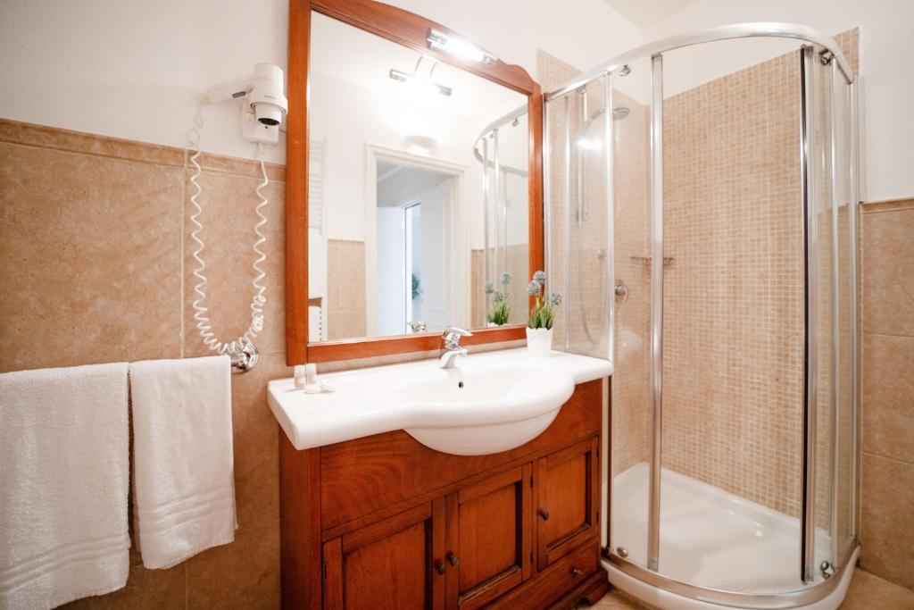 Koupelna v ubytování BELVEDERE MONFERRATO Relais & Wellness