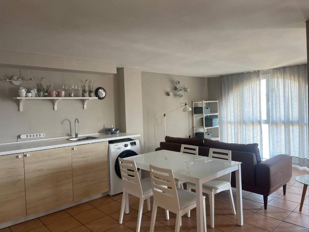 Kuchyň nebo kuchyňský kout v ubytování Loft Montepino