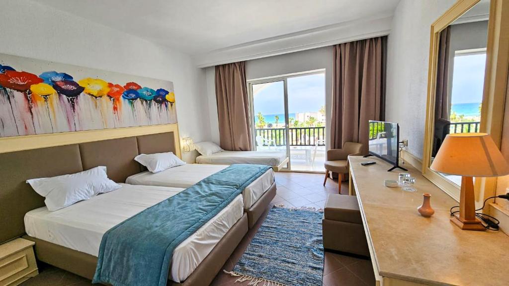 Monarque El Fatimi Mahdia - Dreifachzimmer Mit Meerblick