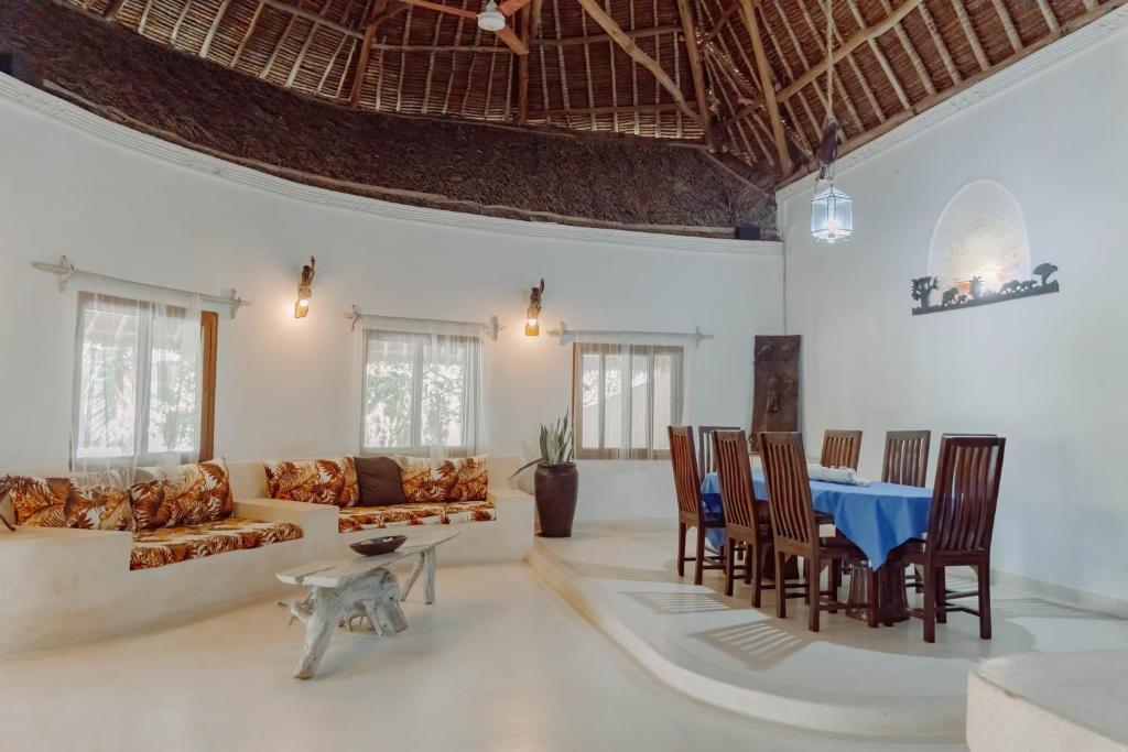 Posezení v ubytování Baobab Village