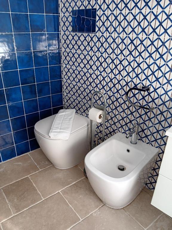 Koupelna v ubytování Casa Sipione Papa