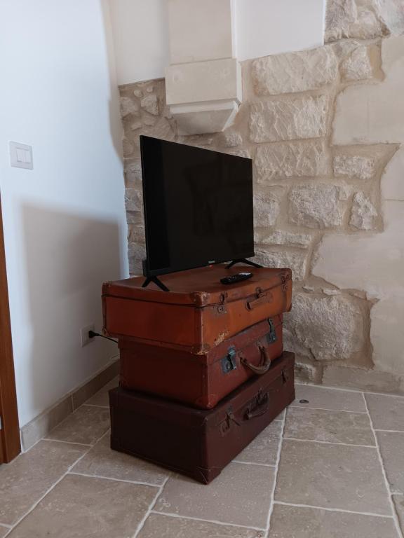 TV a/nebo společenská místnost v ubytování Casa Sipione Papa