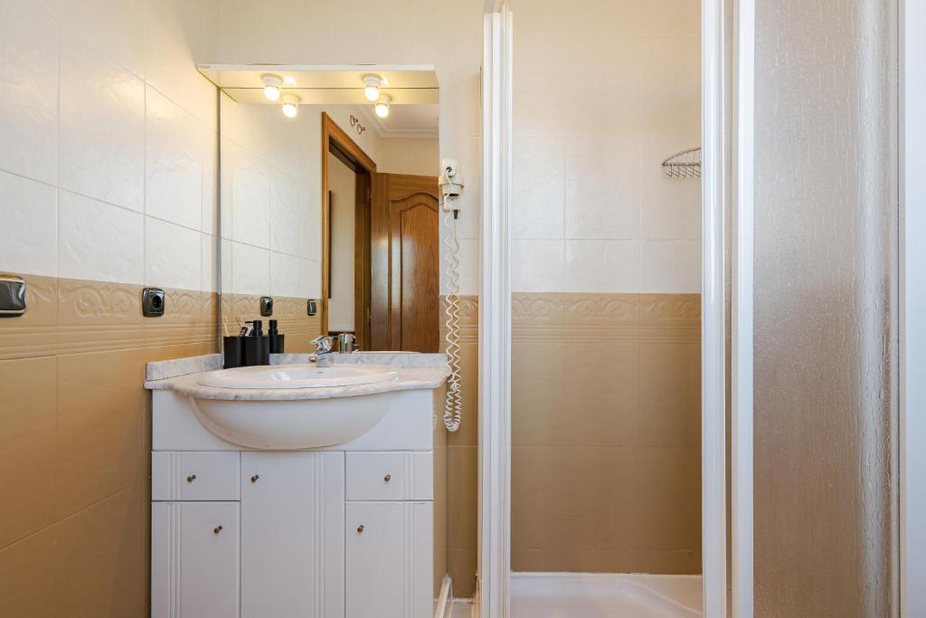 Koupelna v ubytování Hotel Eurowest