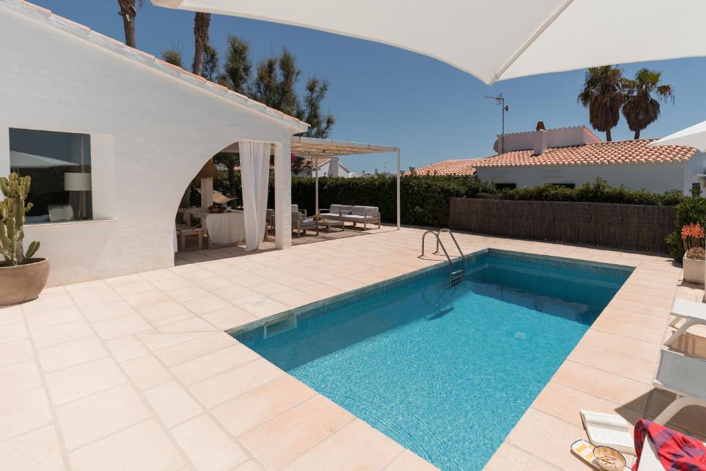 The swimming pool at or close to BiniVento- Lovely villa with pool near the beach