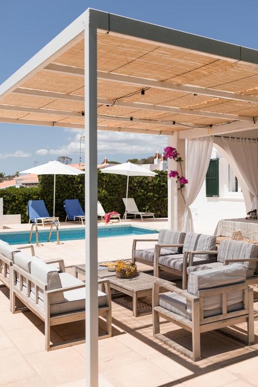 The swimming pool at or close to BiniVento- Lovely villa with pool near the beach