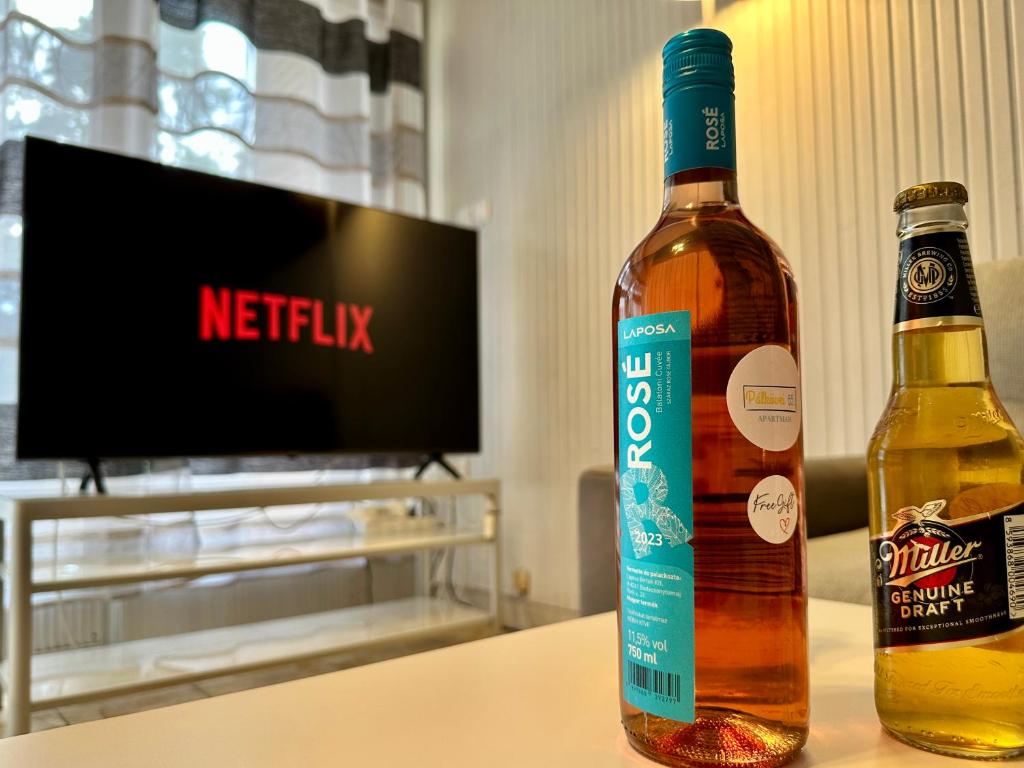 Nápoje v ubytovaní Pálkövei 65. Apartman