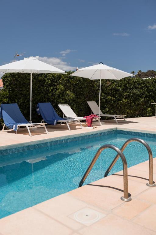 The swimming pool at or close to BiniVento- Lovely villa with pool near the beach