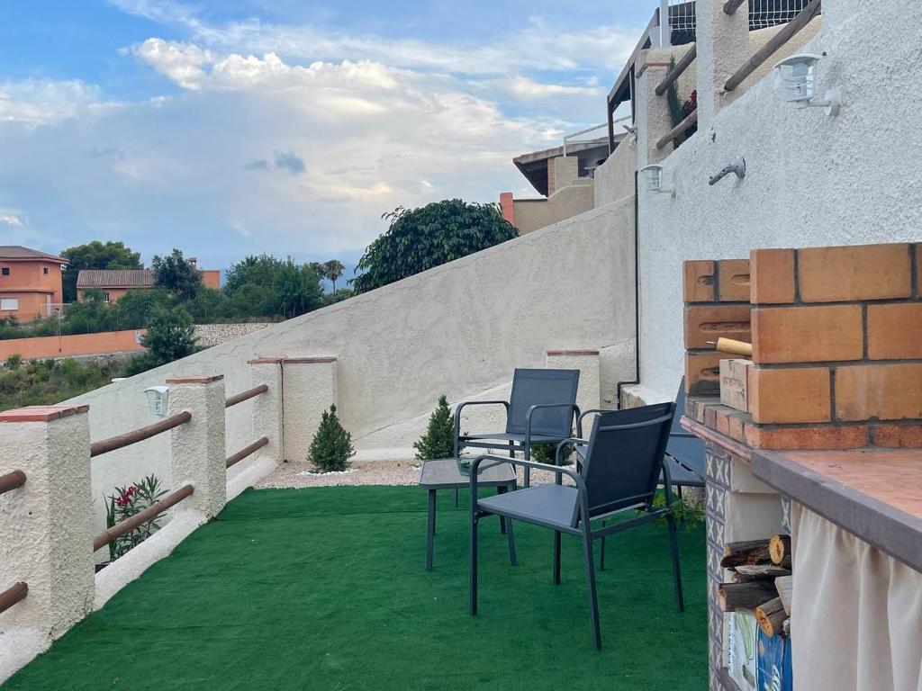 Balkón nebo terasa v ubytování Loft Montepino