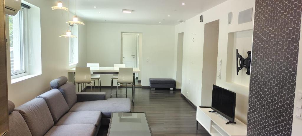 Posezení v ubytování Lagunen Apartments