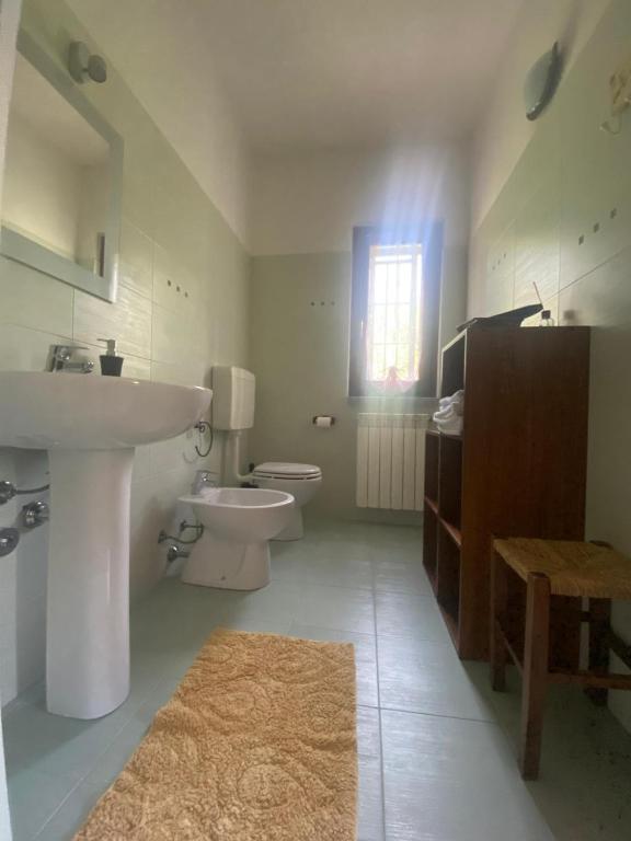 Koupelna v ubytování B&B Monteguzzo