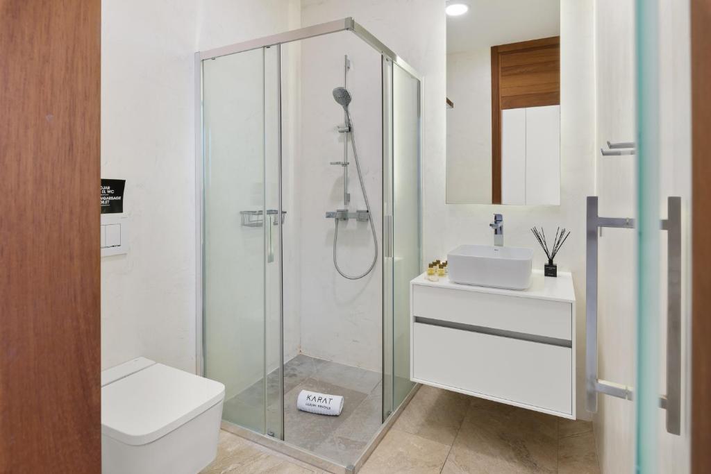 Kúpeľňa v ubytovaní KARAT Villa Playa Paraiso
