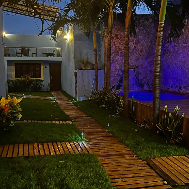 Zahrada ubytování Hotel Maculís