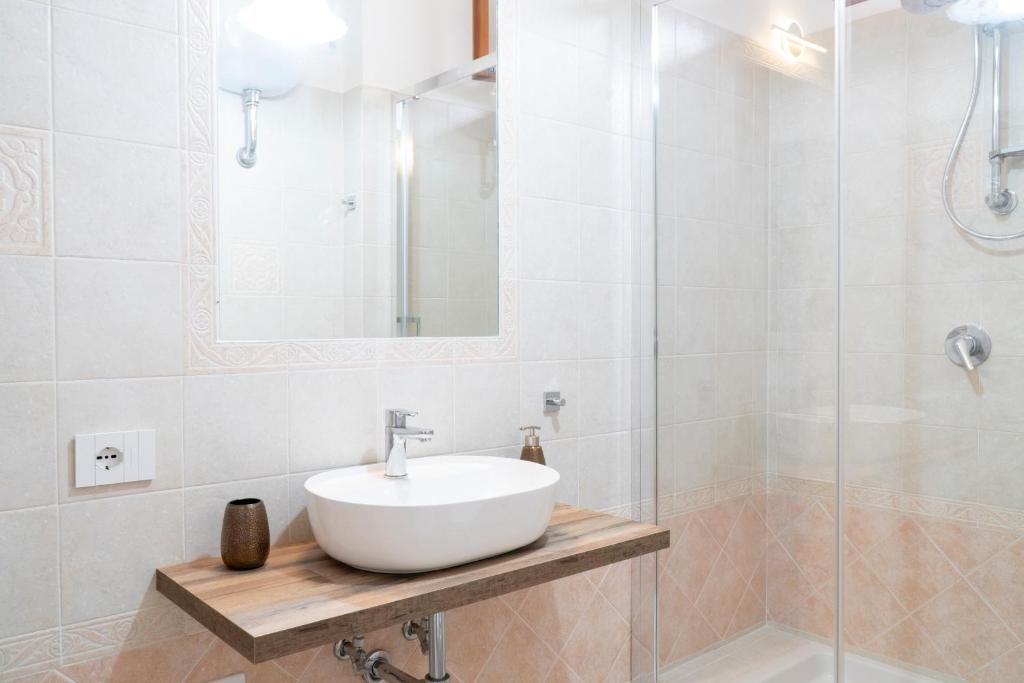 Koupelna v ubytování B&B La Piana