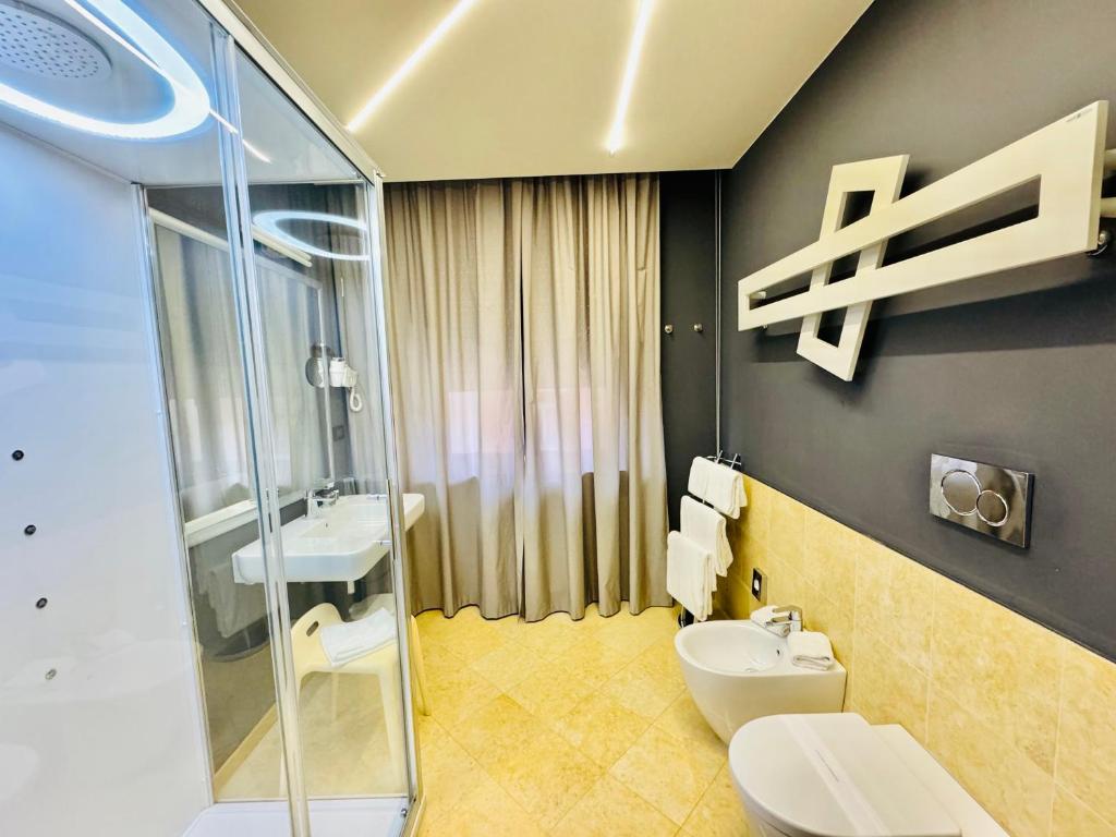Koupelna v ubytování Hotel Pex Mantova