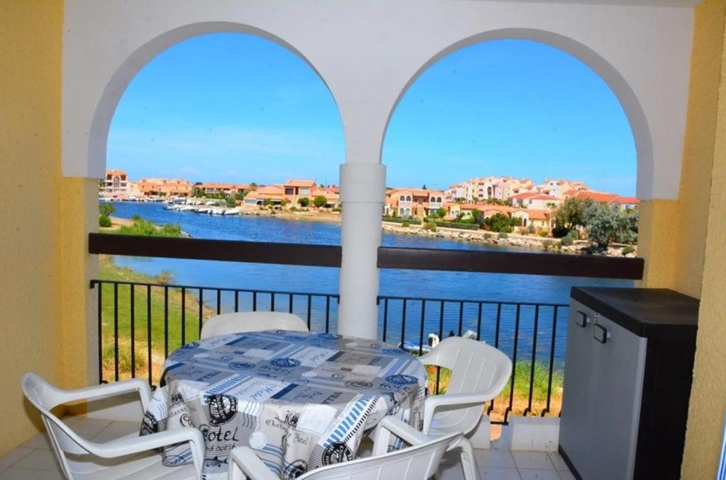 Balkón nebo terasa v ubytování Entre Mer et Corbières