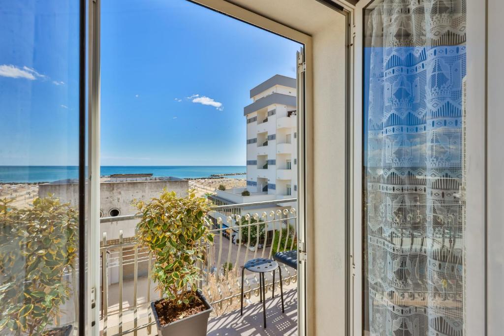 Nespecifikovaný výhled na moře nebo výhled na moře při pohledu z hotelu