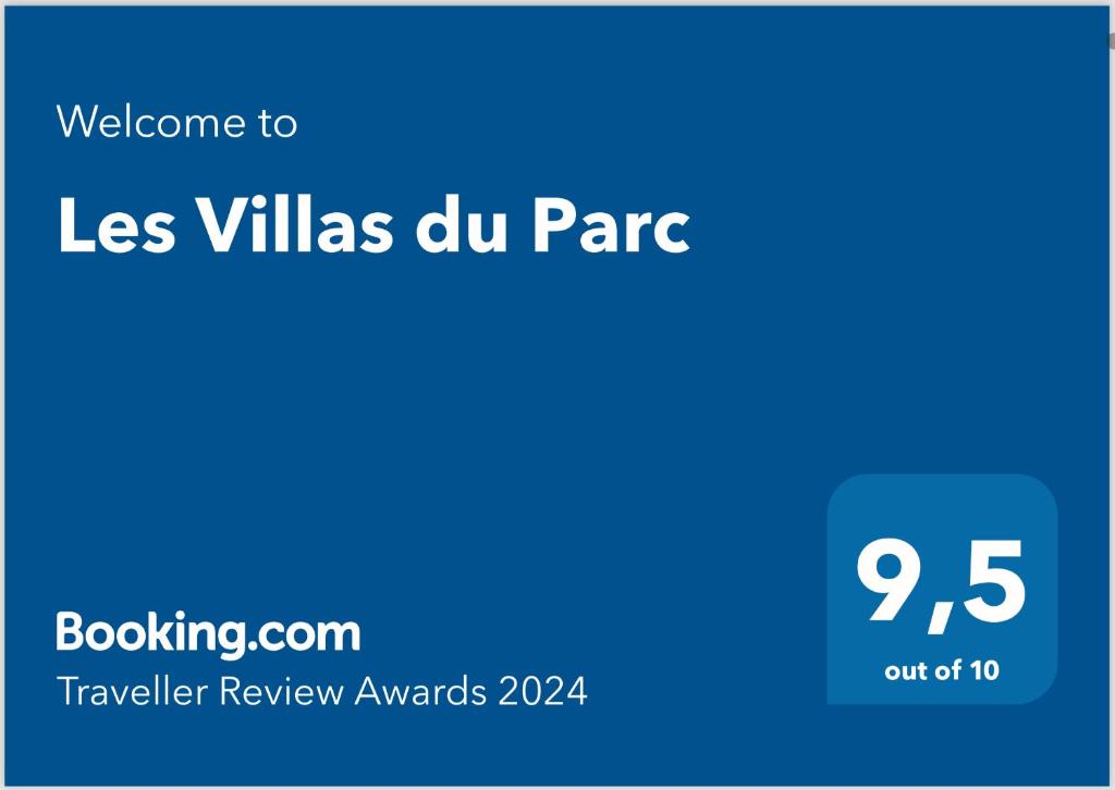 Certifikát, hodnocení, plakát nebo jiný dokument vystavený v ubytování Les Villas du Parc