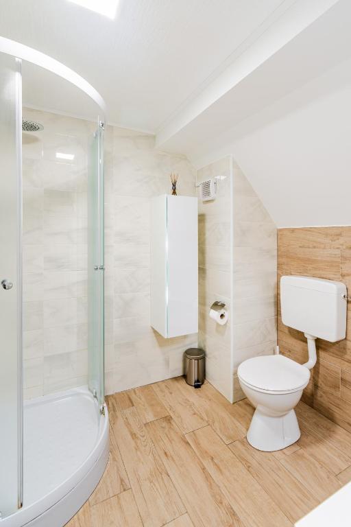 Kúpeľňa v ubytovaní Apartmaji Mouse