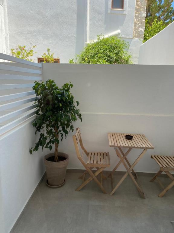 Balkón nebo terasa v ubytování Mellow Paros