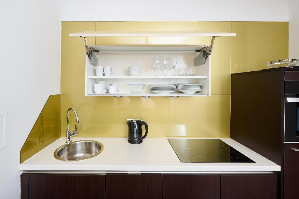 Kuchnia lub aneks kuchenny w obiekcie MyPlace Premium Apartments