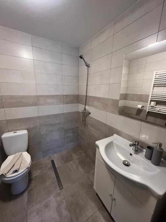 Koupelna v ubytování Casa Cattaleya