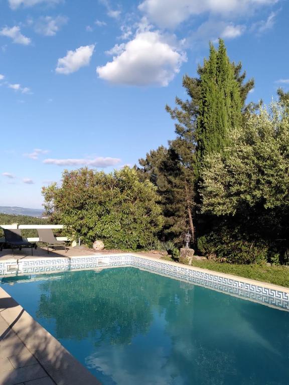 Bazén v ubytování Brin d Ardèche nebo v jeho okolí