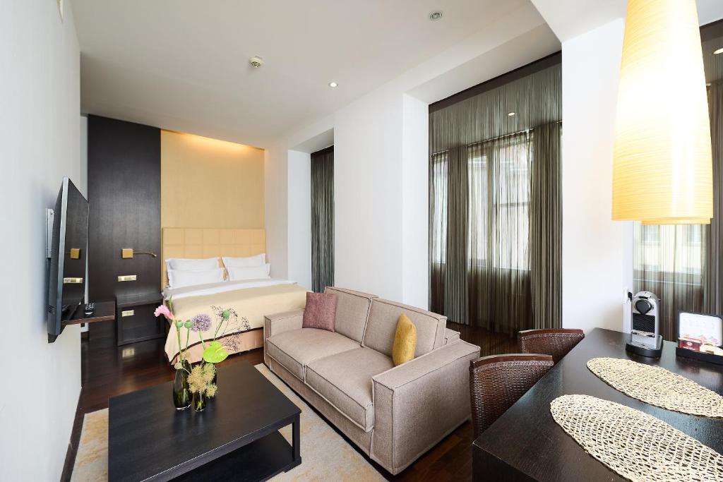 Część wypoczynkowa w obiekcie MyPlace Premium Apartments