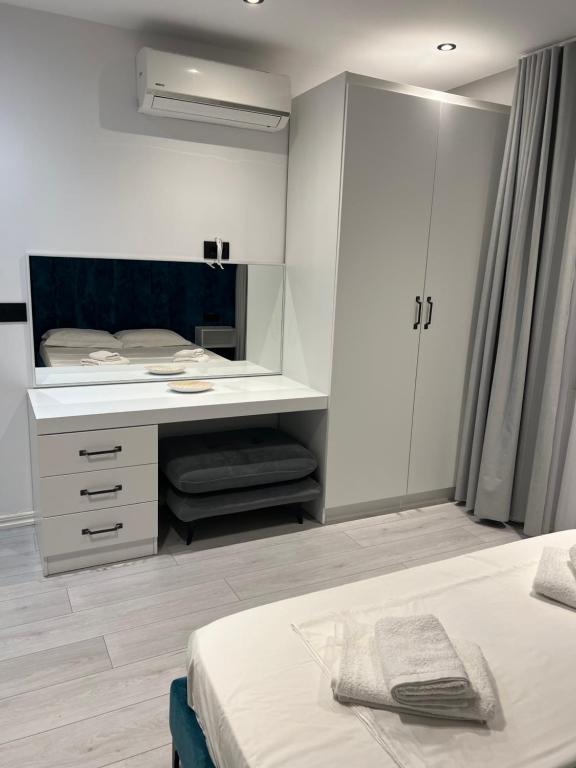 Postel nebo postele na pokoji v ubytování House Pollo
