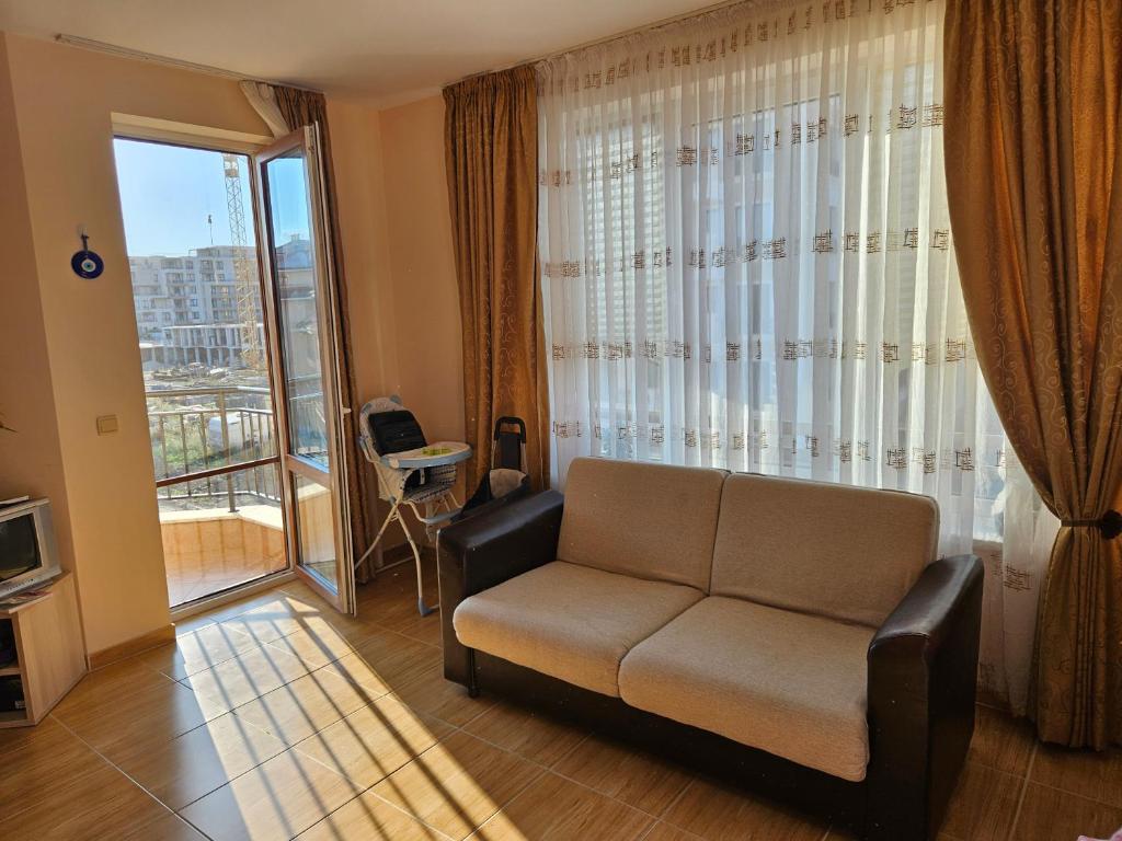 Posezení v ubytování Apartments Anna on Saint Vlas