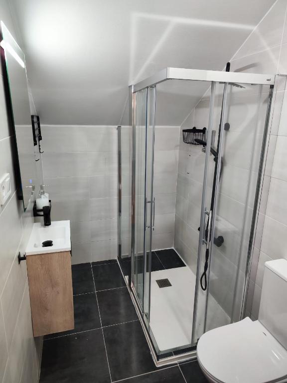 Koupelna v ubytování Apartamento Somo SARR