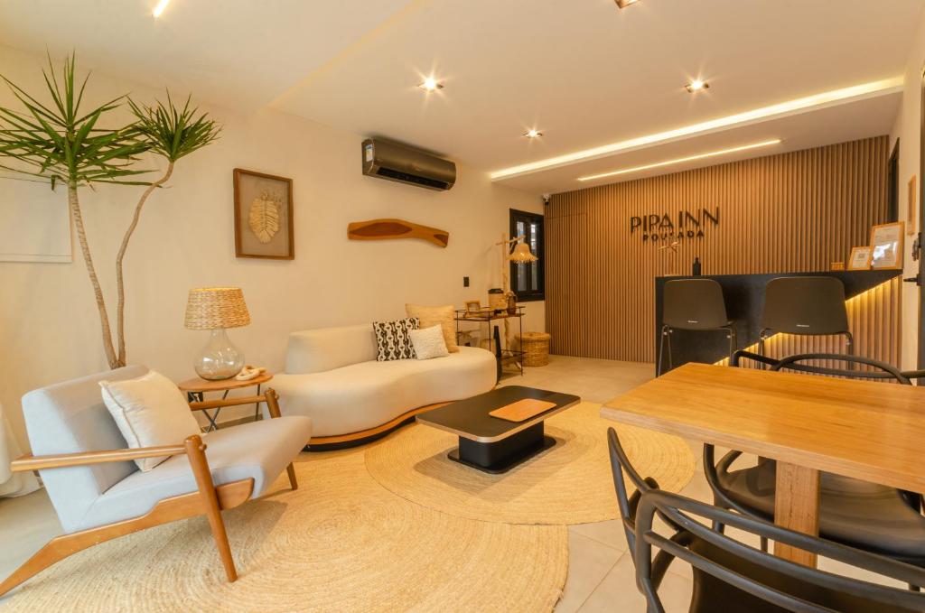 Posezení v ubytování PIPA INN Pousada