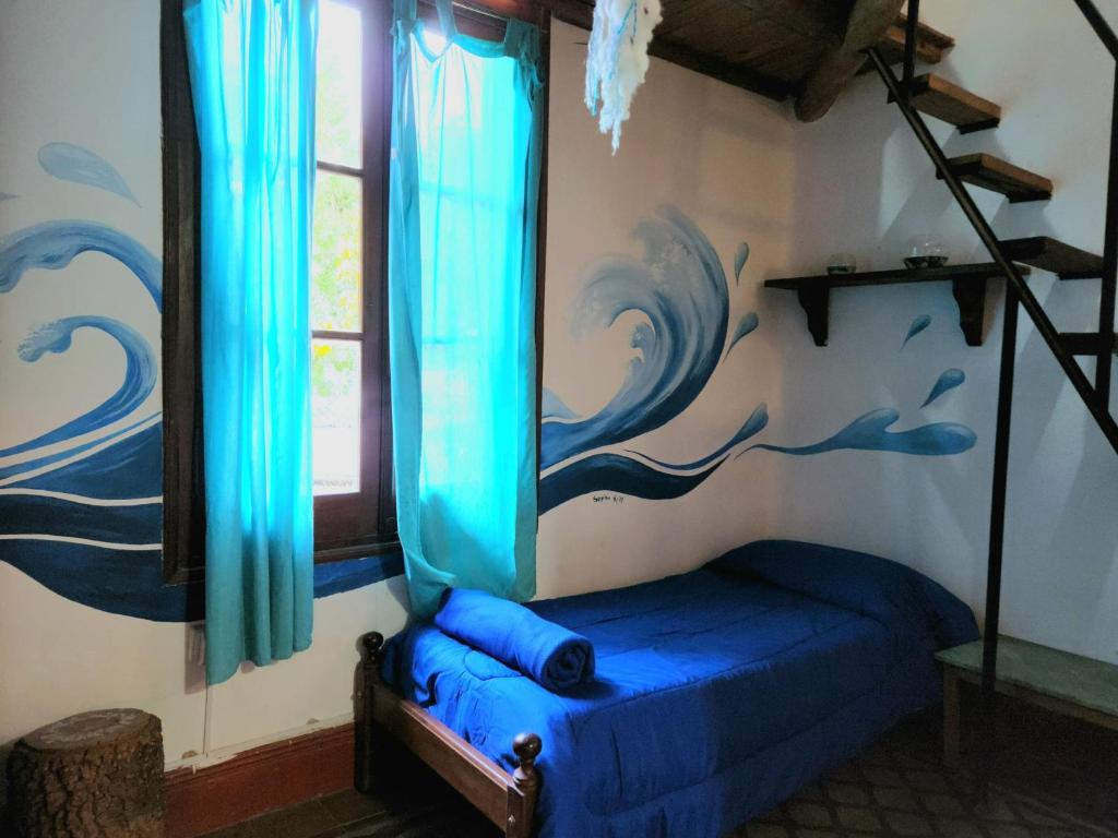 Hunab Ku Hostel - Cama Individual En La Habitación Del Dormitorio