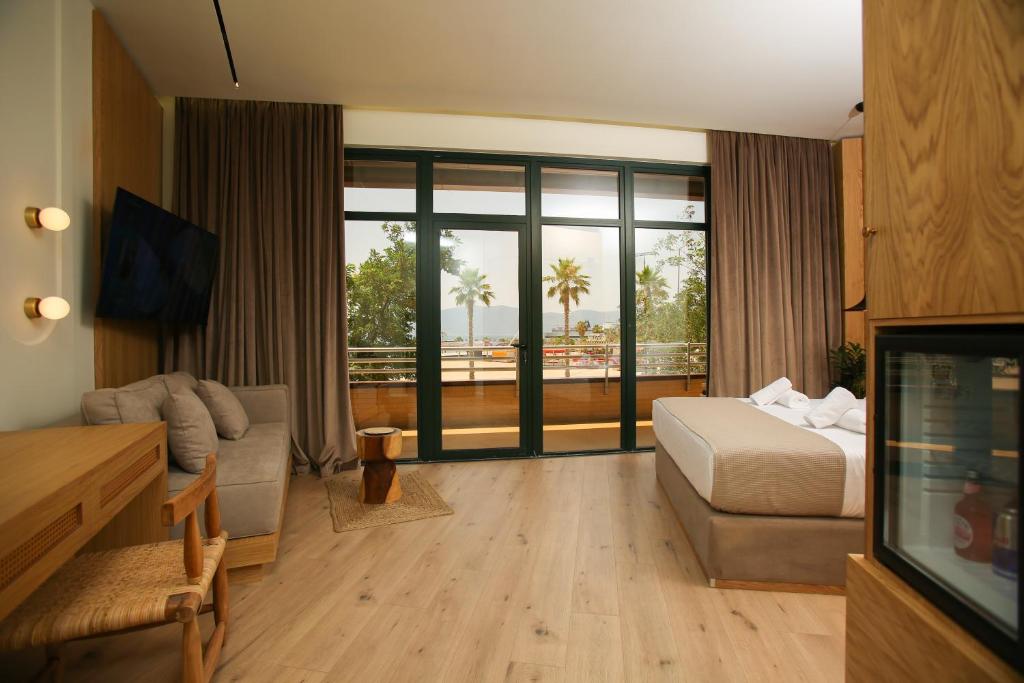 Posezení v ubytování Hotel Brooklyn Vlore