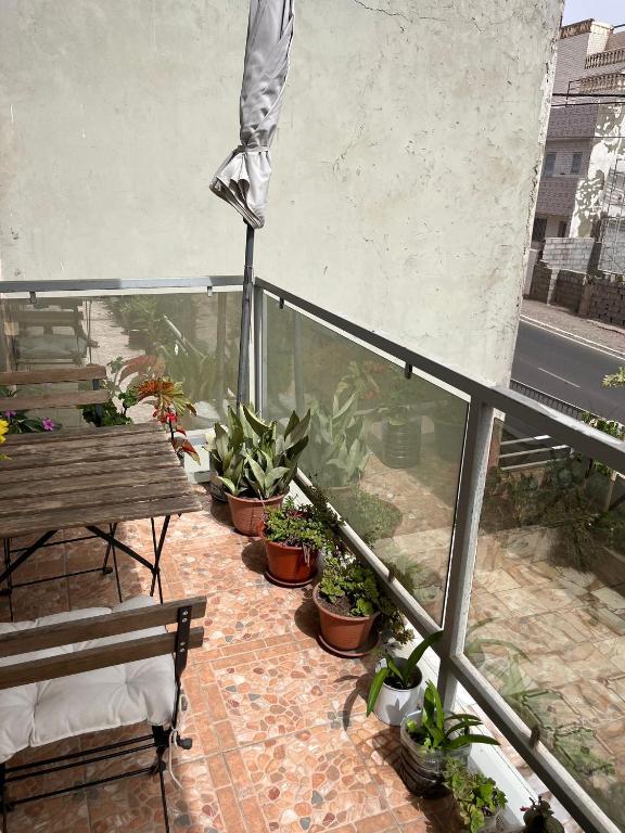 Balkón nebo terasa v ubytování Casa Tota