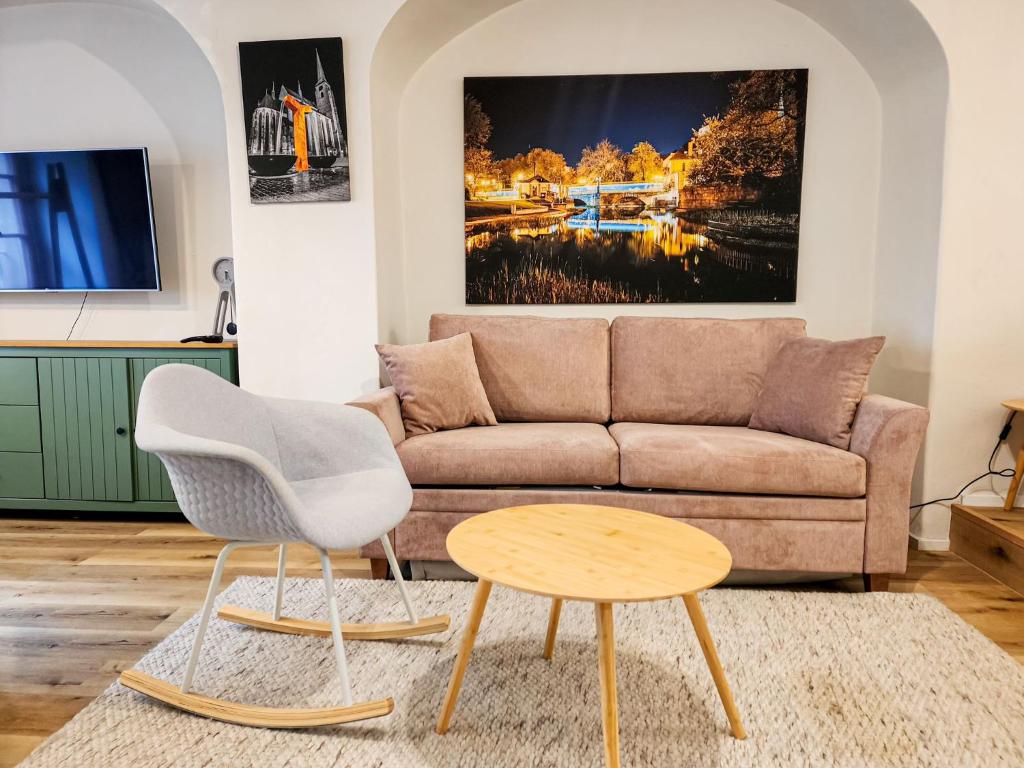 Posezení v ubytování Apartmány Rangifer