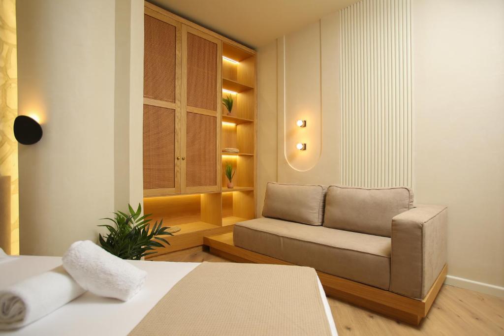 Posezení v ubytování Hotel Brooklyn Vlore