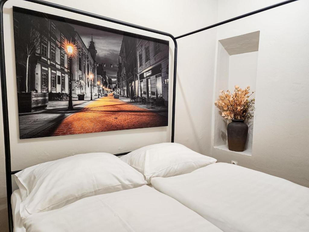 Postel nebo postele na pokoji v ubytování Apartmány Rangifer